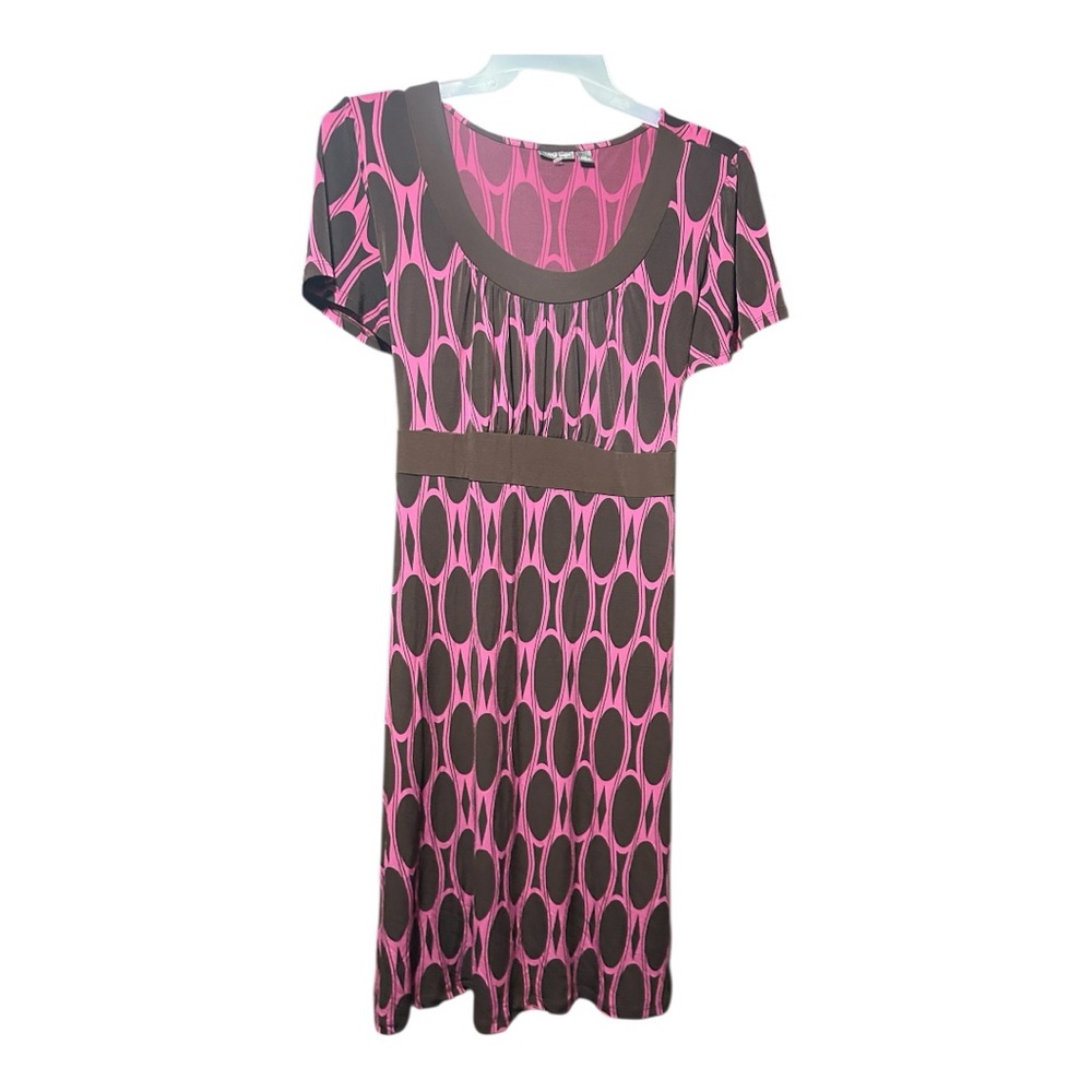 Apt. 9 Black and Pink Midi Dress - Picture 1 of 4